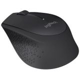 Logitech M280 - Muis - rechtshandig - optisch - 3 knoppen - draadloos - 2.4 GHz - USB draadloze ontvanger - zwart