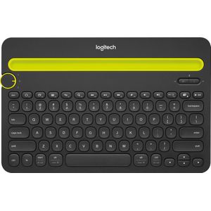 Logitech K480 Bluetooth Multi-Device - Draadloos Toetsenbord / Azerty / Frans / Zwart