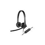 Logitech - H570e - Stereo Headset - Zwart - Kunststof