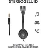 Logitech - H111 - Stereo Headset - Zwart - Noise Cancelling Microfoon