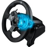 Logitech G G920 Driving Force Gaming Rennlenkrad, Zweimotoriges Force Feedback, 900° Lenkbereich, Racing Leder-Lenkrad, Verstellbare Edelstahl Bodenpedale, für Xbox Series X S, Xbox One, PC - Schwarz