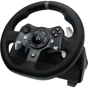 Logitech G920 - Gaming-racestuur - Zwart - Force Feedback - 900 Graden Stuurbereik