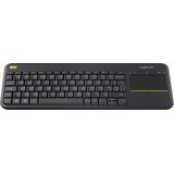 Wireless Keyboard Logitech 920-007137 Black Spanish