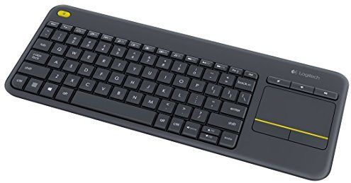 Logitech K400 Plus RF Draadloos QWERTY Pan Nordic Zwart toetsenbord