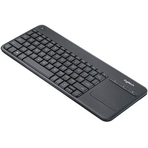 Logitech Toetsenbord K400, Touchpad, Draadloos, USB-A, TKL, Zwart