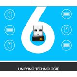 Logitech K400 Plus Tv toetsenbord RF Draadloos QWERTY US International Wit