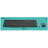 Logitech MK235 - Toetsenbord met Muis - Draadloos - QWERTZ Duits - Grijs