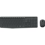 Logitech MK235 - Toetsenbord met Muis - Draadloos - QWERTZ Duits - Grijs