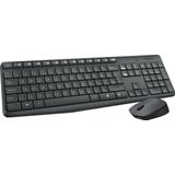 Logitech - MK235 - Draadloos Toetsenbord en Muis - Donkergrijs