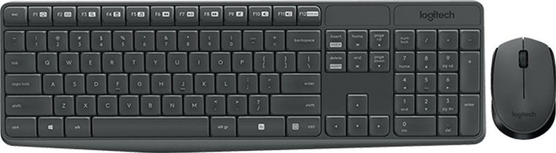 Keyboard and Wireless Mouse Logitech MK235