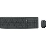Logitech - Mk235 - Draadloos Toetsenbord En Muis - Zwart - Duurzaam Ontwerp