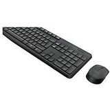 Toetsenbord Logitech MK235 Qwerty +muis zwart