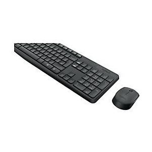 Toetsenbord Logitech MK235 Qwerty +muis zwart
