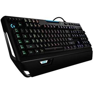 Logitech G910 Orion Spectrum RGB Mechanisch Gaming Toetsenbord, Verlichte Toetsen, Romer-G Tactile-Schakelaars, 9 Programmeerbare G-Toetsen - Zwart - US INTL QWERTY Layout