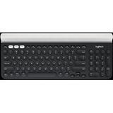 Logitech K780 toetsenbord RF draadloos + Bluetooth QWERTZ Duits Grijs, Wit