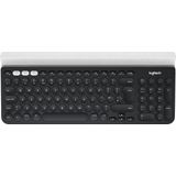 Logitech K780 Multi Device Wireless Keyboard toetsenbord RF draadloos + Bluetooth QWERTZ Zwitsers Grijs, Wit