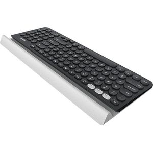 Logitech K780 Multi Device Wireless Keyboard toetsenbord RF draadloos + Bluetooth QWERTZ Zwitsers Grijs, Wit