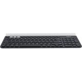 Logitech K780 Multi-Device Wireless Keyboard toetsenbord RF-draadloos + Bluetooth QWERTY Scandinavisch Grijs, Wit