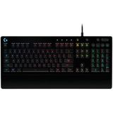 Logitech G213 Prodigy Gaming Keyboard, RGB Lightsync verlichte toetsen, Morsbestendig, Programmeerbare toetsen, Dedicated Multi-Media Keys, QWERTY US Layout - Zwart