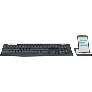 Logitech K375s Keyboard, German Wrls keyboard & stand combo, 920-008168