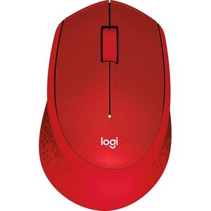 Logitech M330 Silent Plus - Draadloze Muis - Rood