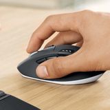 Logitech MK850 Performance Kabelloses Tastatur-Maus-Set, Bluetooth, 2.4 GHz Verbindung via USB-Empfänger, 24 bis 36-Monate Akkuleistung, Handballenauflage, Deutsches QWERTZ-Layout, Schwarz
