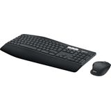 Logitech MK850 Performance Kabelloses Tastatur-Maus-Set, Bluetooth, 2.4 GHz Verbindung via USB-Empfänger, 24 bis 36-Monate Akkuleistung, Handballenauflage, Deutsches QWERTZ-Layout, Schwarz