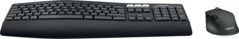 Logitech MK850 Performance Kabelloses Tastatur-Maus-Set, Bluetooth, 2.4 GHz Verbindung via USB-Empfänger, 24 bis 36-Monate Akkuleistung, Handballenauflage, Deutsches QWERTZ-Layout, Schwarz
