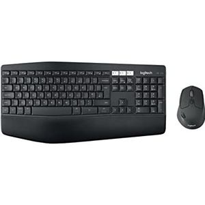 Logitech MK850 Performance toetsenbord Inclusief muis RF-draadloos + Bluetooth QWERTY Brits Engels Zwart