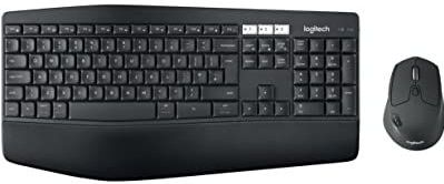 Logitech MK850 Performance toetsenbord Inclusief muis RF-draadloos + Bluetooth QWERTY Brits Engels Zwart