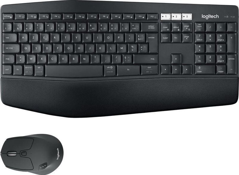 Logitech MK850 Performance - Draadloos Toetsenbord en Muis - Azerty - Zwart