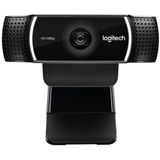 Logitech C922 Pro - Webcam - Streaming - Full HD 1080p/30fps - Zwart