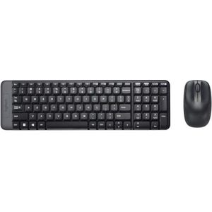 Logitech MK220 RF Draadloos Zwart toetsenbord