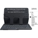 Logitech Universal Folio met geïntegreerd toetsenbord voor 9-10 inch Apple-, Android- of Windows-tablets