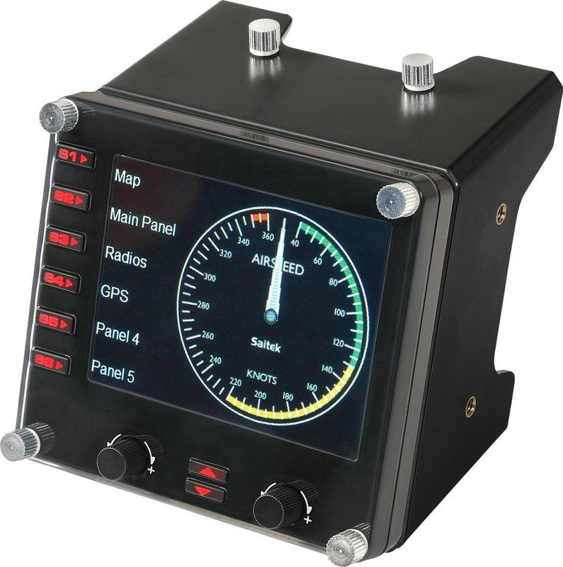 Logitech G Saitek Pro - Flight Instrument Panel - PC - Zwart
