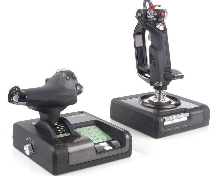 Logitech G Saitek X52 Pro - Flight Control Systeem - Zwart - PC