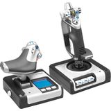 Logitech G Saitek Vlieg Simulatie X52 - Flight Control System - Zilver - PC