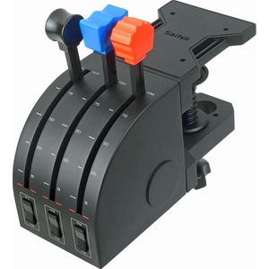 Logitech - Saitek Pro Flight - Pc-gashendel - Multi Engine - Zwart - Kunststof