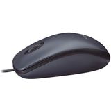 Logitech M100 - Bedrade Muis - USB - Plug & Play - Zwart