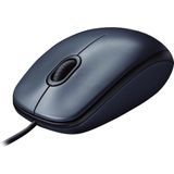 Logitech M100 - Bedrade Muis - USB - Plug & Play - Zwart