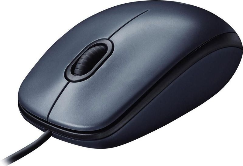 Logitech M100 - Bedrade Muis - USB - Plug & Play - Zwart