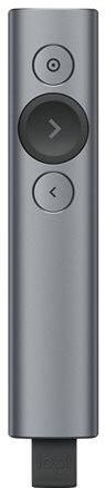 Logitech - Spotlight Plus - Draadloze Afstandsbediening - Grijs - Bluetooth