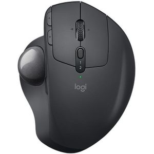 Logitech - MX Ergo - Draadloze Muis - Zwart - Materiaal: Kunststof