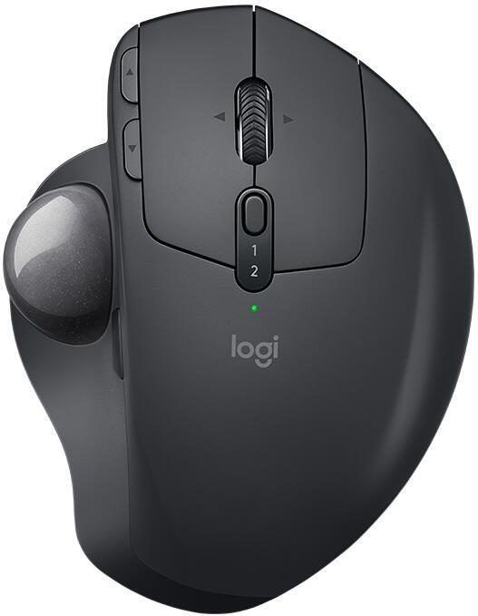 Logitech - MX Ergo - Draadloze Muis - Zwart - Materiaal: Kunststof