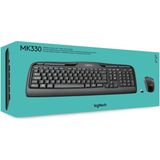 Logitech - Mk330 - Draadloos Toetsenbord En Muis - Duits - Comfortabel Ontwerp