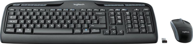 Logitech - Mk330 - Draadloos Toetsenbord En Muis - Duits - Comfortabel Ontwerp