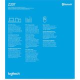 Logitech Z207 - Bluetooth Luidsprekers - Zwart - Materiaal: Kunststof
