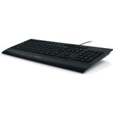 Logitech - K208e - Toetsenbord - Duits - Zwart - Morsbestendig Ontwerp