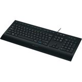 Logitech - K208e - Toetsenbord - Duits - Zwart - Morsbestendig Ontwerp