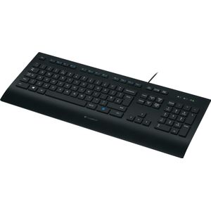 Logitech Keyboard K280e, USB, zwart DE, Business